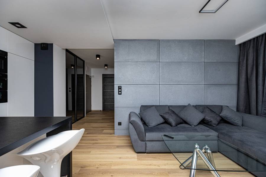 Trzypokojowe mieszkanie z balkonem w Wiślanych Tarasach 2.0