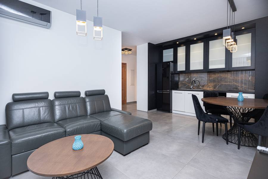 Dwupokojowe mieszkanie z balkonem w inwestycji Wiślane Tarasy 2.0