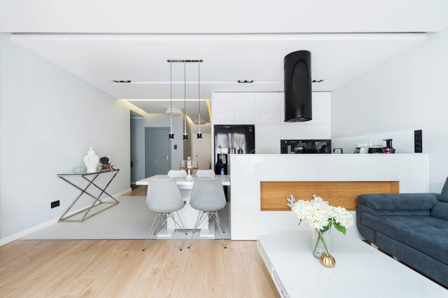 Trzypokojowy apartament z tarasem w Wiślanych Tarasach