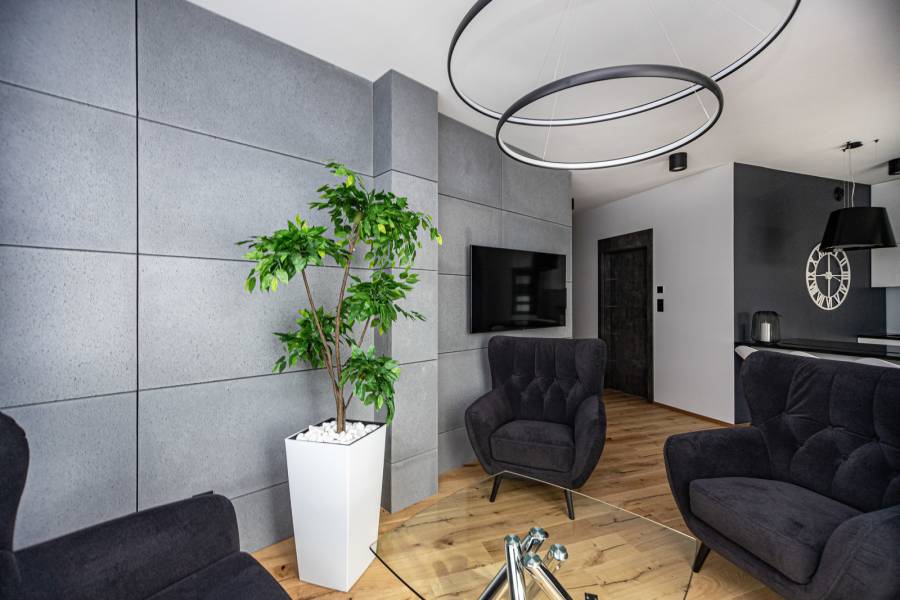 Trzypokojowe mieszkanie z tarasem i klimatyzacją w Wiślanych Tarasach 2.0